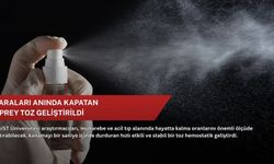 Yaraları anında kapatan sprey toz geliştirildi