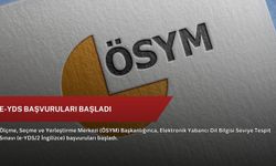 e-YDS başvuruları başladı