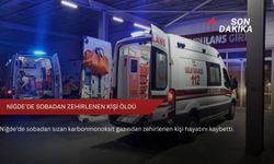 Niğde'de sobadan zehirlenen kişi öldü