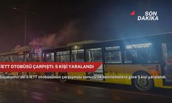 3 İETT otobüsü çarpıştı: 5 kişi yaralandı