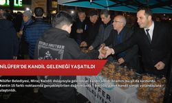 Nilüfer’de kandil geleneği yaşatıldı