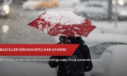 Bazı iller için kuvvetli kar uyarısı
