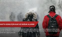 Hafta sonu için kar ve soğuk alarmı