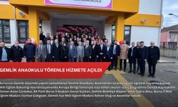 Gemlik Anaokulu törenle hizmete açıldı