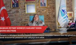 Başkan Zeynep Güneş’e hakaret eden şahıs adliyede