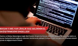 MASAK 5 milyar liralık suç gelirinin el değiştirmesini engelledi