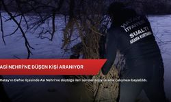 Asi Nehri'ne düşen kişi aranıyor
