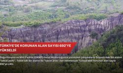 Türkiye'de korunan alan sayısı 692'ye yükseldi