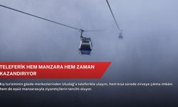 Teleferik hem manzara hem zaman kazandırıyor