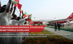 Cumhurbaşkanı Erdoğan, Etiyopya'da resmi törenle karşılandı