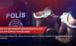 Adliye'nin emanet bürosundan altın çalan şüpheli tutuklandı