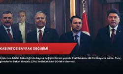 Kabine'de bayrak değişimi