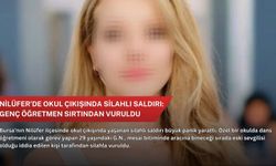 Nilüfer’de okul çıkışında silahlı saldırı: Genç öğretmen sırtından vuruldu