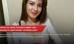 Bursa’da genç kızdan haber yok: “Markete gidiyorum” diyerek çıktı