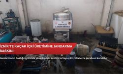 İznik’te kaçak içki üretimine jandarma baskını