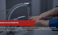 Bursa'da su kesintisi