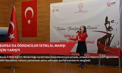 Bursa’da öğrenciler İstiklâl Marşı için yarıştı