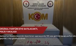 Orijinal parfüm diye satılacaktı, polis yakaladı