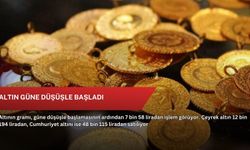 Altın güne düşüşle başladı