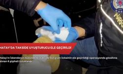Hatay'da takside uyuşturucu ele geçirildi