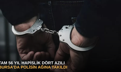 Tam 56 yıl hapislik dört azılı, Bursa’da polisin ağına takıldı