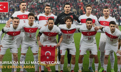 Bursa'da milli maç heyecanı dev ekranlarda!