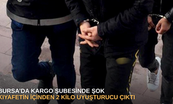 Bursa’da kargo şubesinde şok Kıyafetin içinden 2 kilo uyuşturucu çıktı