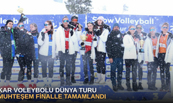 Kar Voleybolu Dünya turu muhteşem finalle tamamlandı