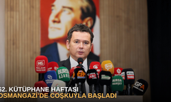 62. Kütüphane haftası Osmangazi’de coşkuyla başladı