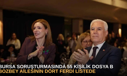 Bursa soruşturmasında 55 kişilik dosya, Bozbey ailesinin dört ferdi listede