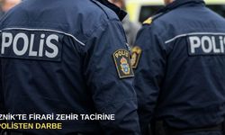 İznik'te firari zehir tacirine polisten darbe
