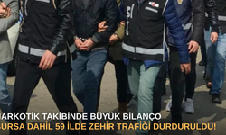 Narkotik takibinde büyük bilanço: Bursa dahil 59 ilde zehir trafiği durduruldu!