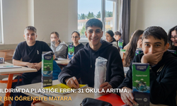 Yıldırım’da plastiğe fren: 31 okula arıtma, 32 bin öğrenciye matara