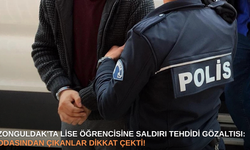 Zonguldak'ta lise öğrencisine saldırı tehdidi gözaltısı: Odasından çıkanlar dikkat çekti!