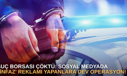Suç Borsası Çöktü: Sosyal Medyada 'İnfaz' Reklamı Yapanlara Dev Operasyon!