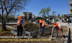 Osmangazi'de üstyapı mesaisi: Hamitler'de yollar ve kaldırımlar yenilendi