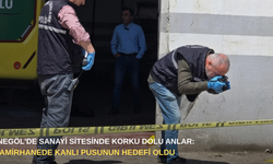 İnegöl'de sanayi sitesinde korku dolu anlar: Tamirhanede kanlı pusunun hedefi oldu