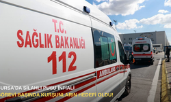 Bursa'da silahlı pusu infiali: Görevi başında kurşunların hedefi oldu!