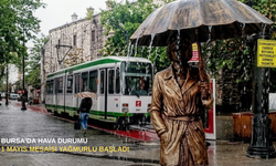 Bursa’da hava durumu: 1 Mayıs mesaisi yağmurlu başladı