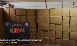 Bursa'da 3 milyonluk kaçak sevkiyat geçit bulamadı