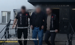 Bursa'da firari suçlulara yönelik dev operasyon