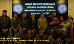 Bursa emniyetinden kaçak göçmen ve organizatörlere ağır darbe