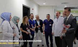 Bursa'da fedakar sağlık emekçilerine anlamlı teşekkür