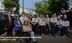 Bursa sokaklarında engelsiz yaşam için anlamlı buluşma