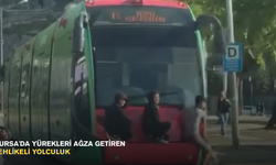 Bursa'da yürekleri ağza getiren tehlikeli yolculuk