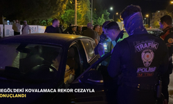 İnegöl'deki kovalamaca rekor cezayla sonuçlandı