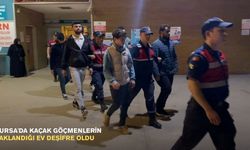 Bursa'da kaçak göçmenlerin saklandığı ev deşifre oldu