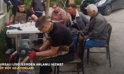 Bursalı liselilerden anlamlı hizmet: Köy köy geziyorlar!