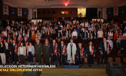 Geleceğin veteriner hekimleri beyaz önlüklerini giydi