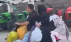 Bursa’da görenler gözlerine inanamadı! Tek scooterda çocuklar ve yüklerle trafikte ilerlediler